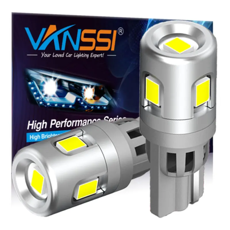 VANSSI 2 шт. W5W T10 194 светодиодный светильник лампы для парковки внутренняя карта