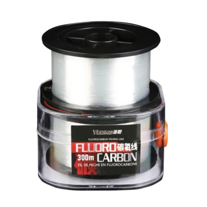 Фторуглеродная рыболовная леска плетеная многонитевая из флорокарбона шелковая