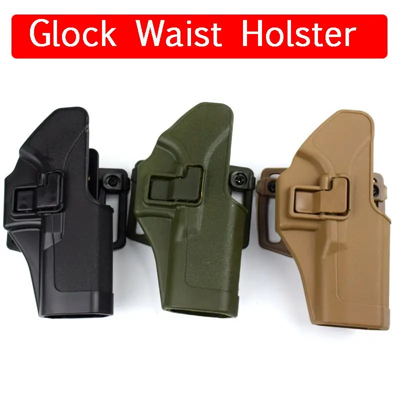 Тактическая Военная кобура Glock тактическая Glcok с ремнем для правой руки 17 G17 Black