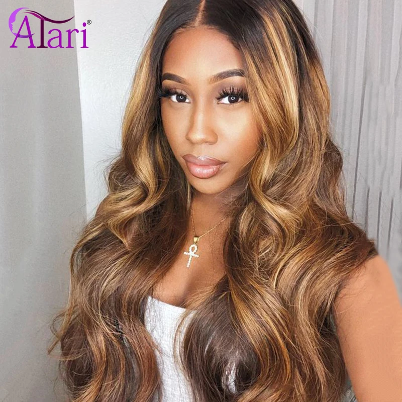 Парик из натуральных человеческих волос с эффектом омбре 180%|Парик на кружеве| |