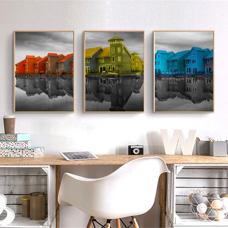 Современный домашний декорации минималистичный скандинавский постер красочная