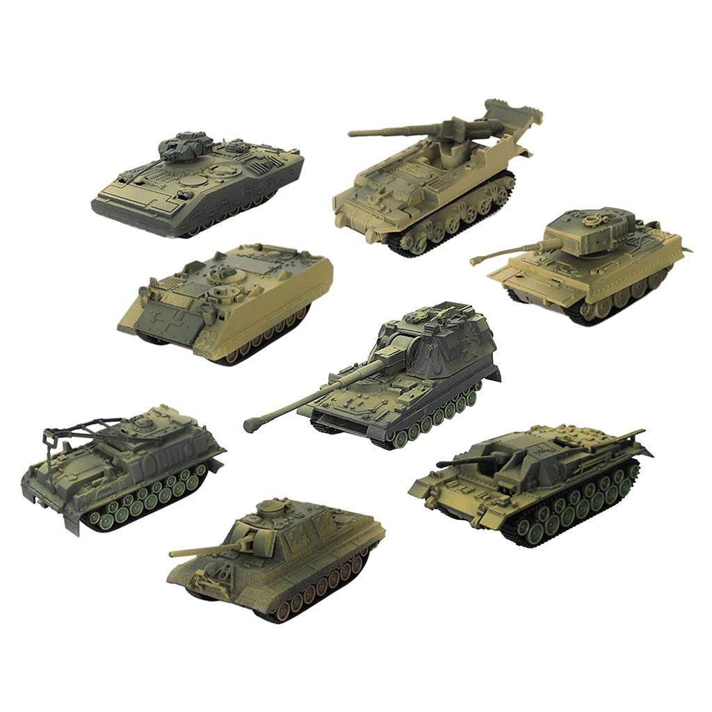 

4D Heavy Armed Forces Tank Model 1:72 Rotatable Tank Fort Tank Fighter Model