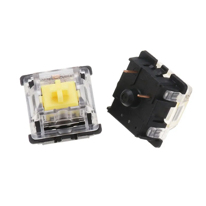 70PCS KS-8 Series Yellow Pack Gateron Linear Switch Keyboard Switch 3Pin for Mechanical Gaming Keyboard