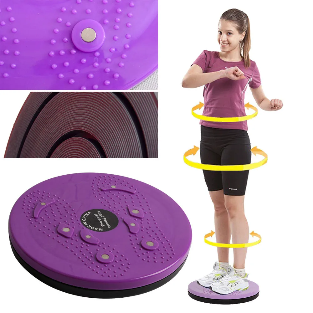 

Free Shipping Waist Torsion Disc Board Aerobic Exercise Fitness Reflexology Magnets Power Hips Fitness Gym Workout Exercise 30