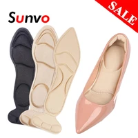 5d soft sponge pointed high heels insole for flat foot pain relief massage arch support shoes pads heel protector insert soles