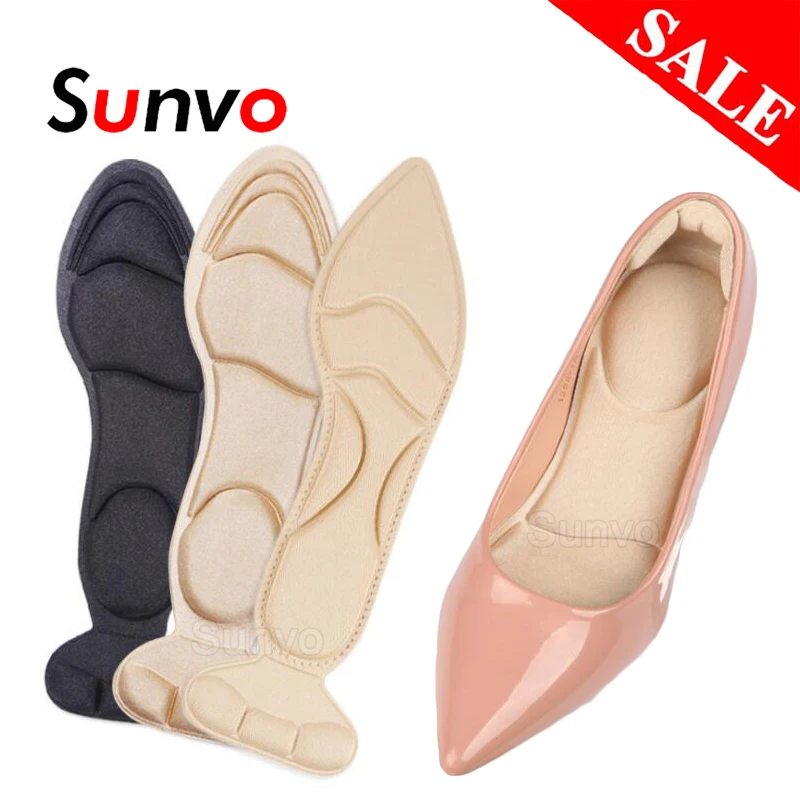 Мягкие 5d-губки с заостренным носком стельки для обуви на каблуках снятия