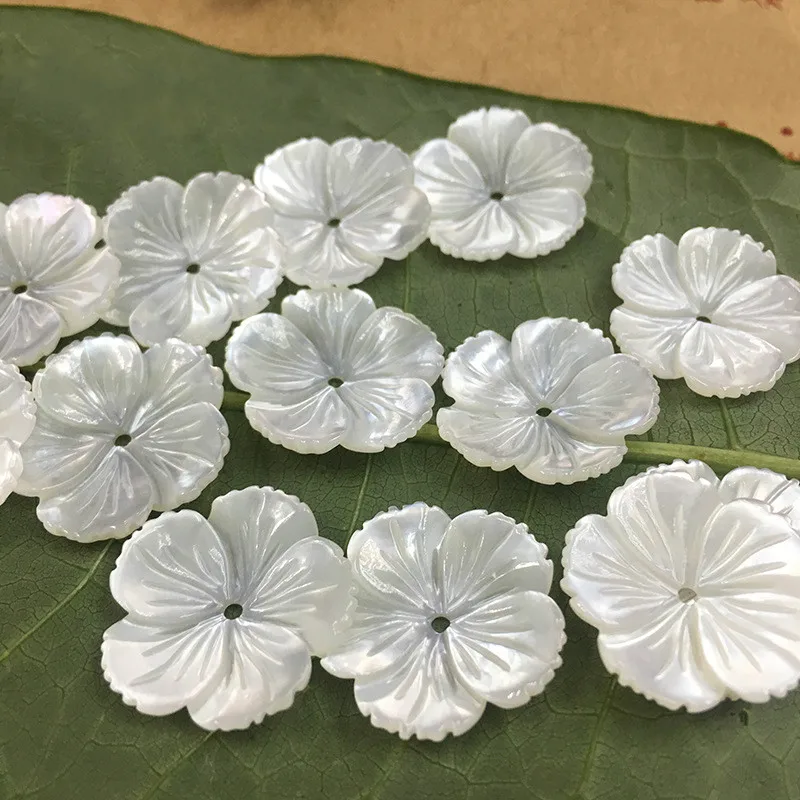 Бусина с резьбой из натурального жемчуга 5 дюймов 20 мм|Бусины| |