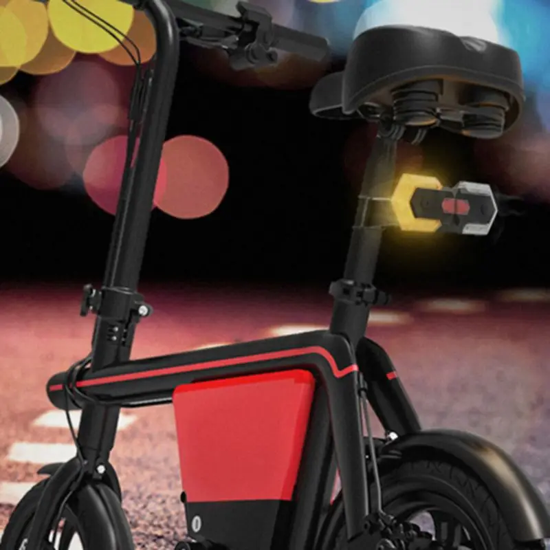 

2021 New 1 Set Smart Wireless Remote Control Bicycle Bike Turn Signals Front Rear Light