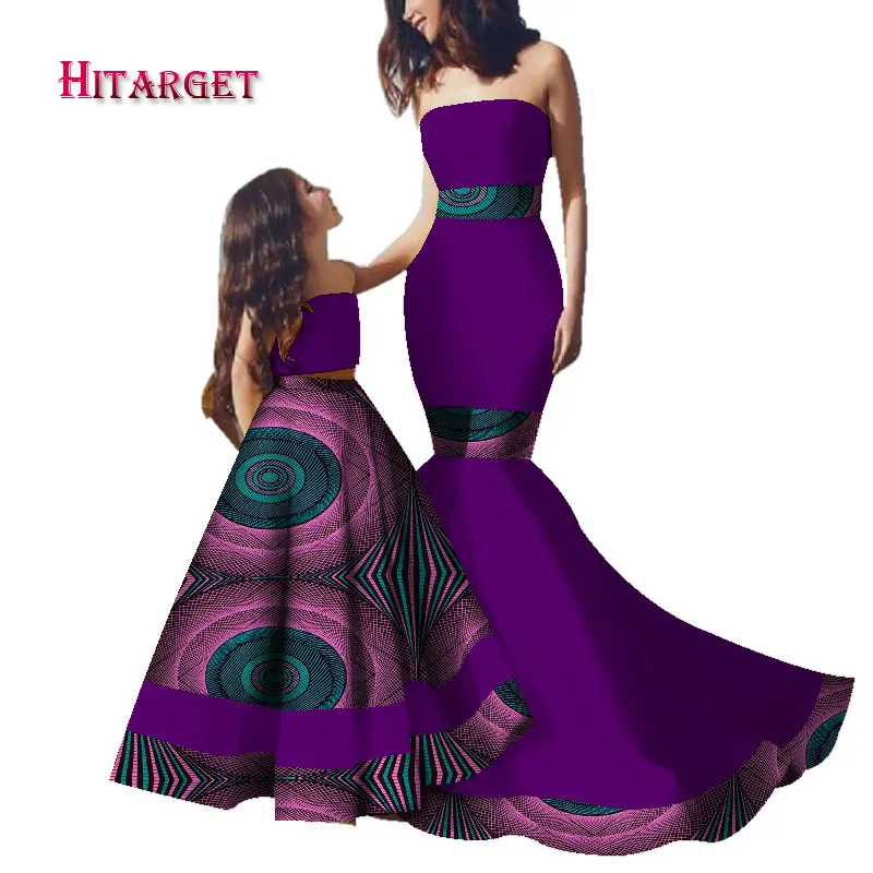 

dashiki family clothes kids african dresses for women and daughter african dresses for children african print dresses WYQ197