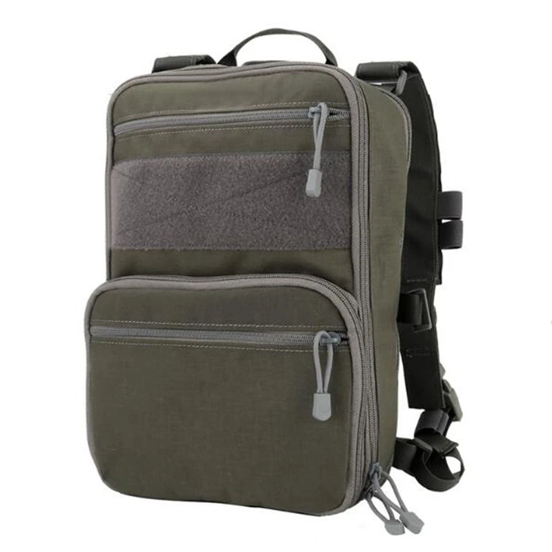 

Tactical variable capacity backpack MOLLE outer bag(BK Gray OD Tan)