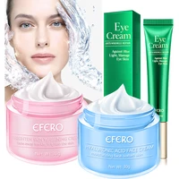 2pcs face cream remove freckle anti wrinkle whitening face cream hyaluronic acid moisturizing anti aging eye cream skin care