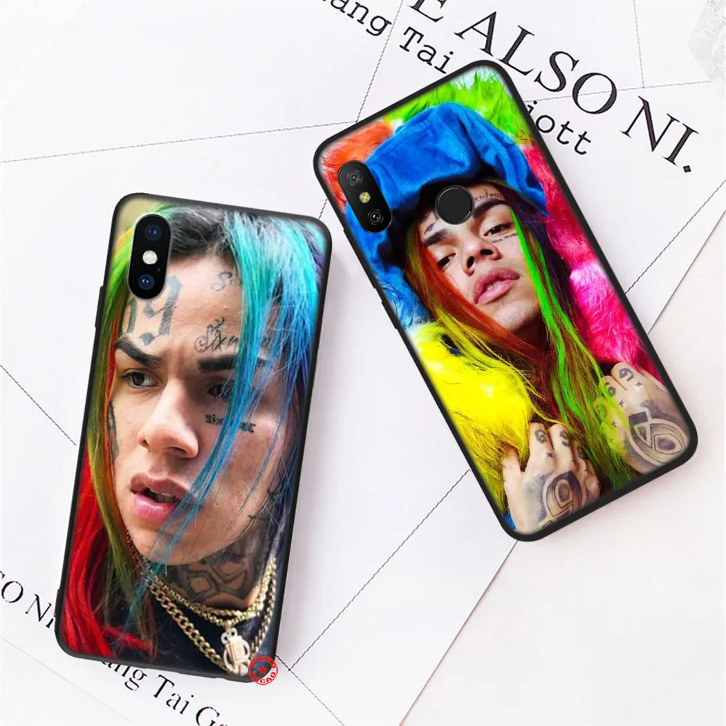 Y3 6ix9ine Tekashi69 Мягкий силиконовый чехол для Xiaomi Redmi Note 9S 9 Pro Max 5 5A Prime 6 7 8 8T