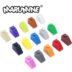 MARUMINE 200 шт.лот наклон 45 2x1 кирпичи игрушки 3040 классический Create MOC строительные блоки обучающий DIY строительный набор для детей