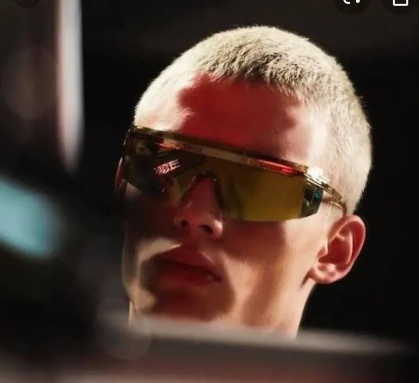 Новинка 2020 модные солнцезащитные очки оверсайз без оправы квадратные Мужские