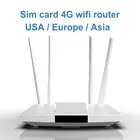 LC112 4G lte cpe SIM-карта Wi-Fi роутер 300 м CAT4 32 пользователя RJ45 WAN LAN внутренний беспроводной модем точка доступа