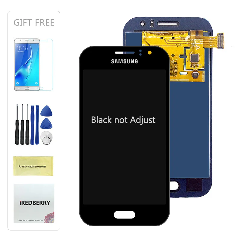 Black not Adjust Протестированный J111 ЖК-дисплей для samsung Galaxy J1 Ace J111F J111M J111FN ЖК-дисплей сенсорный дигитайзер сенсорная сборка - Цвет: Black not Adjust