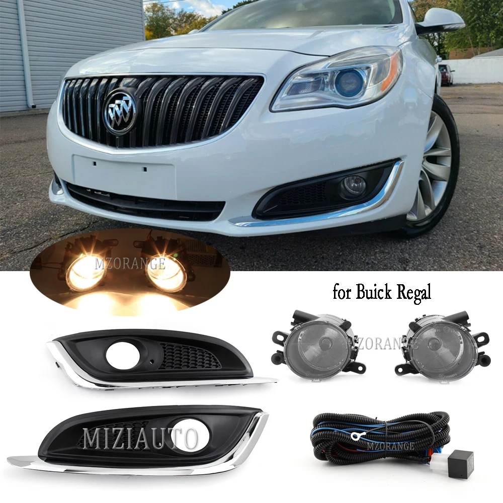 

Fog Lights for Opel for Vauxhall for Insignia for Buick Regal 2014-2017 Headlight Fog Light Fog Lamp Cover Grill Driving Lamp
