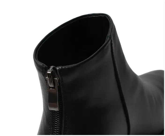 Wertzk Новинка 2020 Модные Остроносые ботильоны осенние женские ботинки на низком