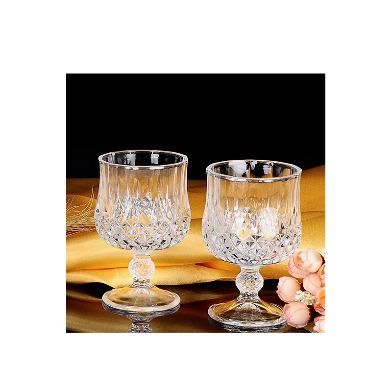 

Set of 2 high quality crystal party whiskey wine glass home party beer drinking glass cups 200831-28