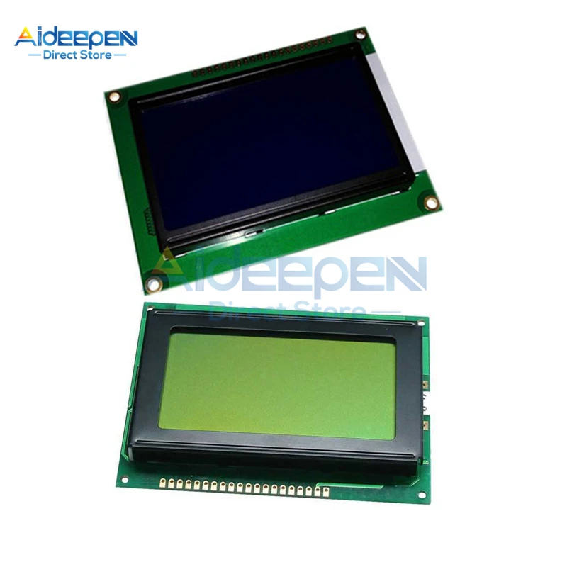 Модуль ЖК-дисплея с подсветкой ST7920 IIC I2C SPI для 3D принтера Arduino Raspberry Pi STM32 5 в