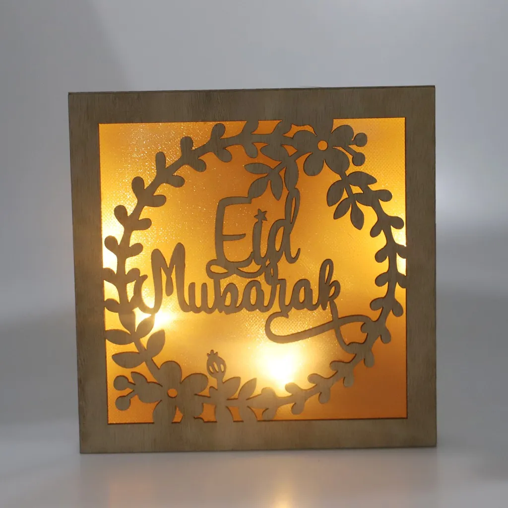 

1 Set DIY Wooden Crafts Ramadan Eid Mubarak Decorations for Eid Mubarak Ramadan Party Decoration Gift Wedding Home Decor