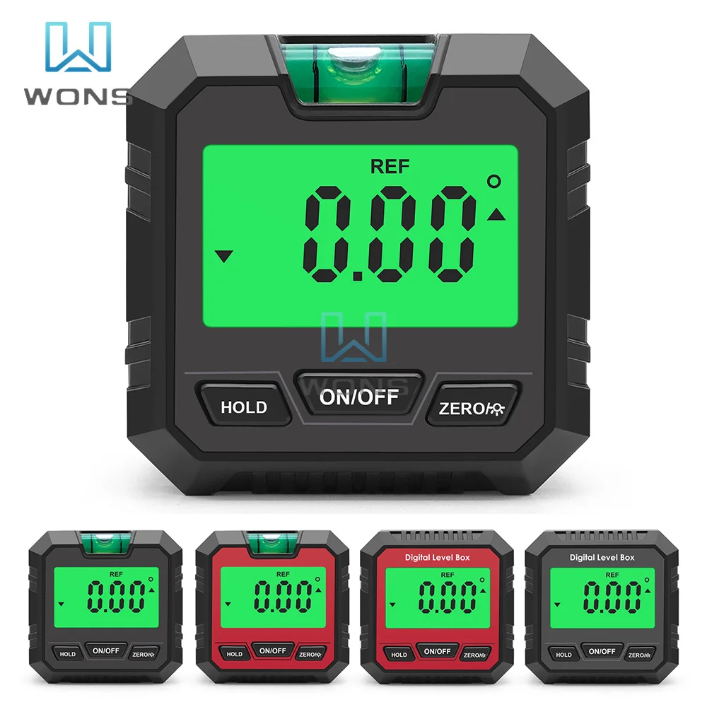 Angle Protractor Universal Magnet 90 Degree Ruler Digital Inclinometer Level Meter Goniometer Bevel Tester Measuring Tools | Инструменты