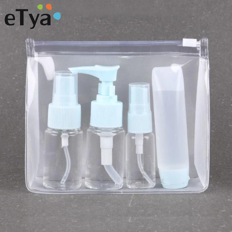 

eTya Mini Makeup Cosmetic Face Cream Plastic Transparent PVC Make Up Bag Travel Kit Storage Packaging Accessories
