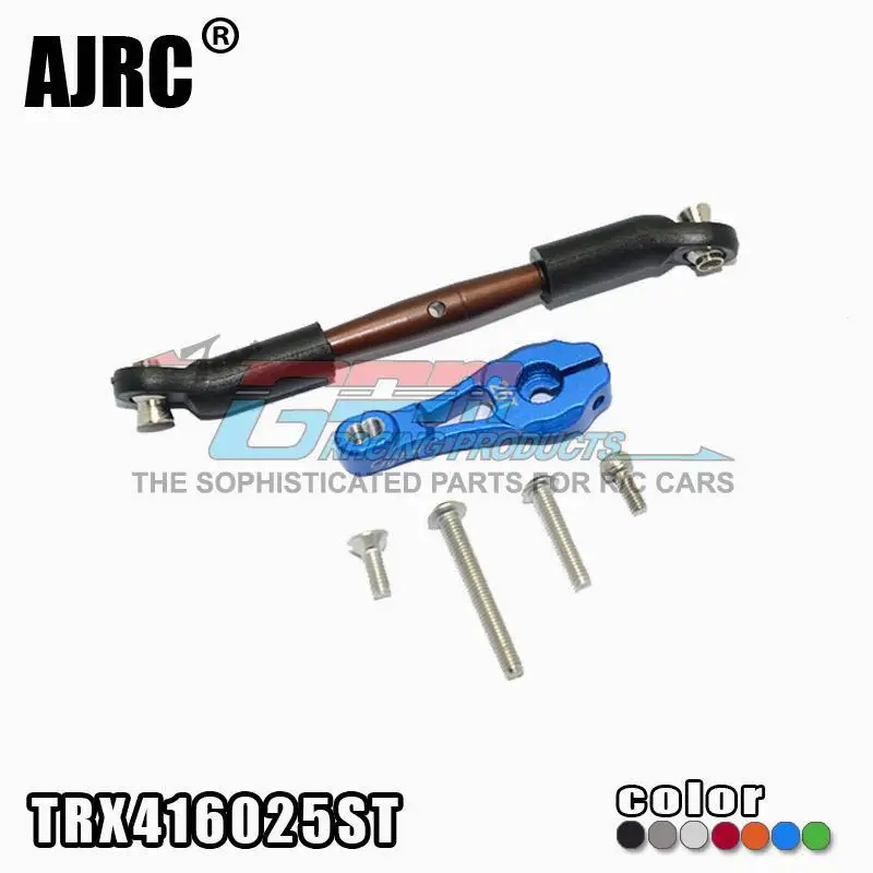 

25T servo arm+push rod Connecting rod for 1/10 RC Crawler Car Trax TRX-4 TRX4 Defender Bronco g500 k5 TRX-6 g63