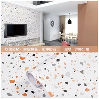 terrazzo peel and stick wallpapers pvc self adhesive bathroom kitchen cabinet contact paper wall stickers for living room decors