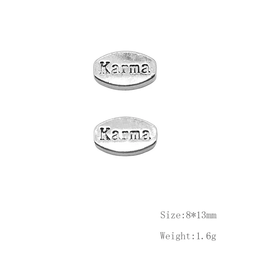 

Malzahar 20 Pieces Karma Small Hole Beads Jewelry Findings Components Accessories Jewelry