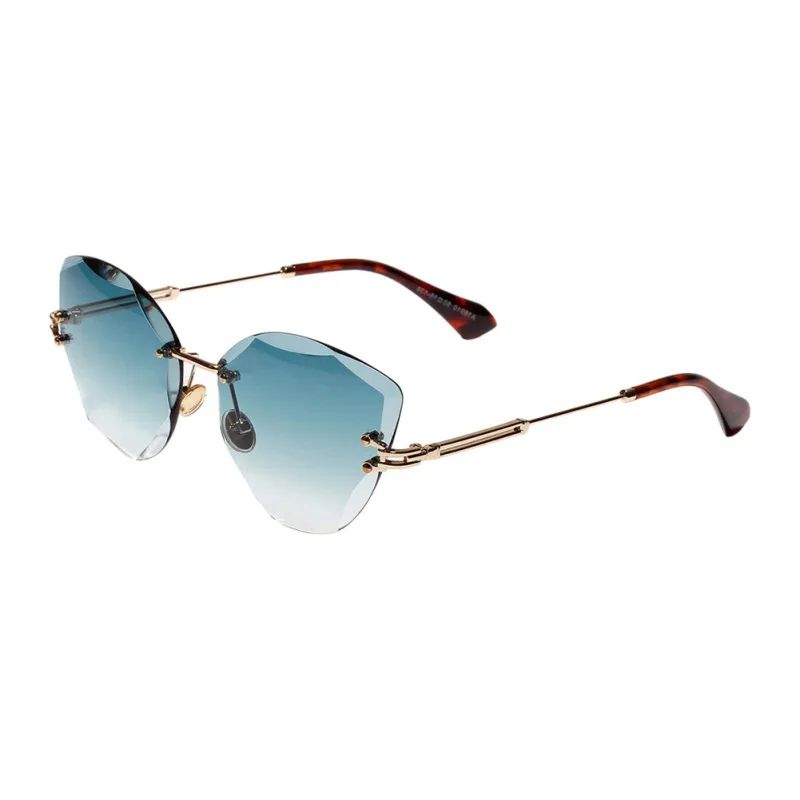 Солнцезащитные очки в металлической оправе ретро стиле с прогрессивными