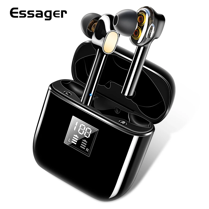 

Essager Wireless Earphones 07B TWS Bluetooth 5.0 Headphones Mini Cordless Headset In Ear True Wireless Earbuds For iPhone Xiaomi