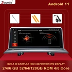 Автомобильный радиоприемник IPS 6 ГБ, 128 ГБ, 2 din, Android 11, мультимедиа, для BMW X3 E83 2004-2012, видеоплеер, навигация, GPS, DVD, стерео, головное устройство