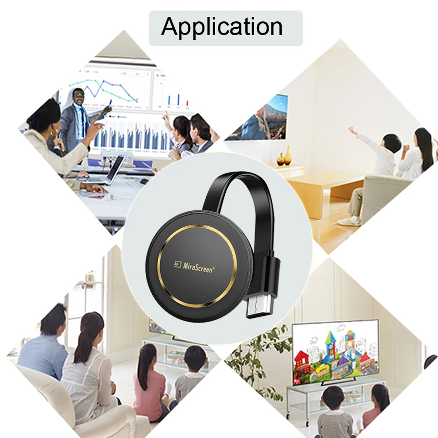 

Mirascreen G14 2.4G/5G Miracast 4K Wireless DLNA AirPlay TV Stick Wifi Display Mirrorr Dongle Receiver for IOS Android