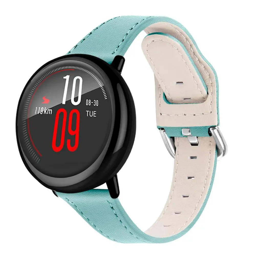 Одежда высшего качества Замена кожаный ремешок для Xiaomi Huami AMAZFIT Stratos 3 2 2s темп