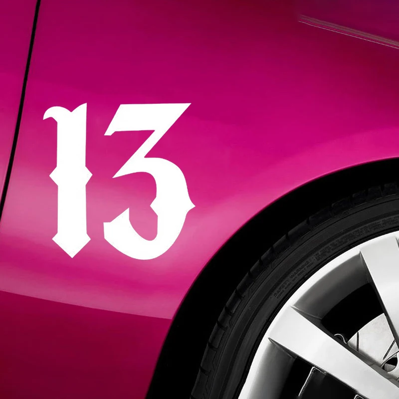 Художественный шрифт 13 аппликация Автомобильная Татуировка виниловая упаковка