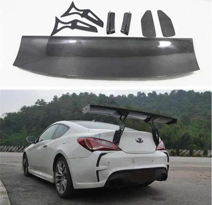 Задний спойлер из углеродного волокна для багажника Hyundai Genesis Coupe 2009 2010 2011 2012 2013 2014