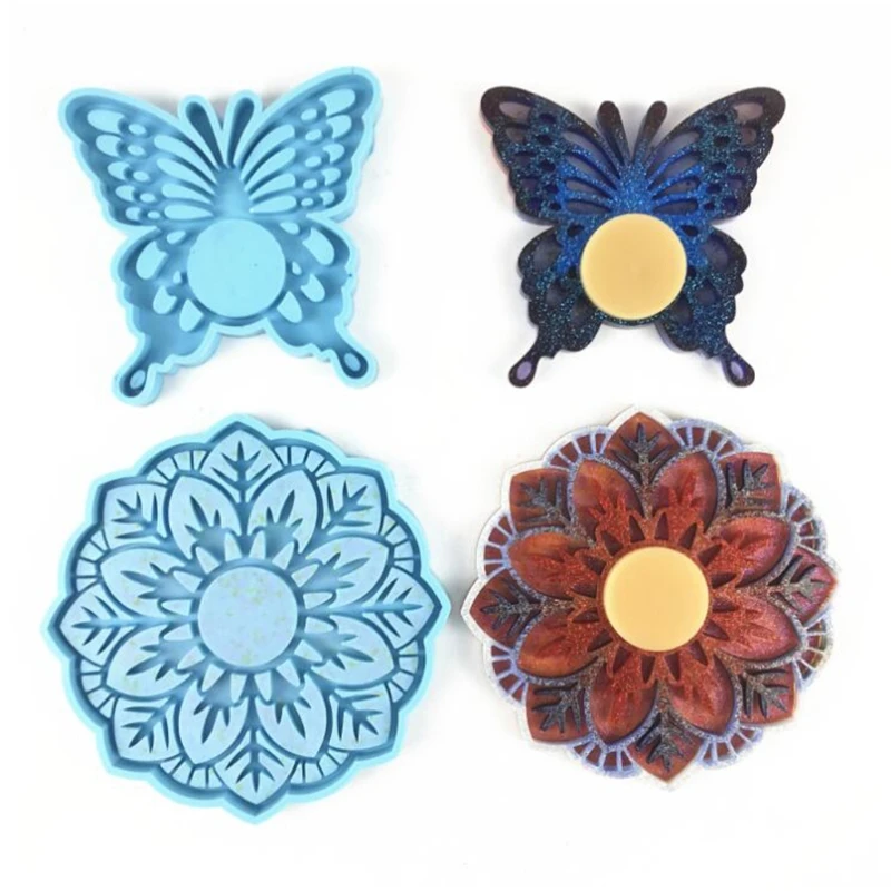 

DIY Crafts Making Epoxy Resin Mold Candlestick Pendant Casting Silicone Mould