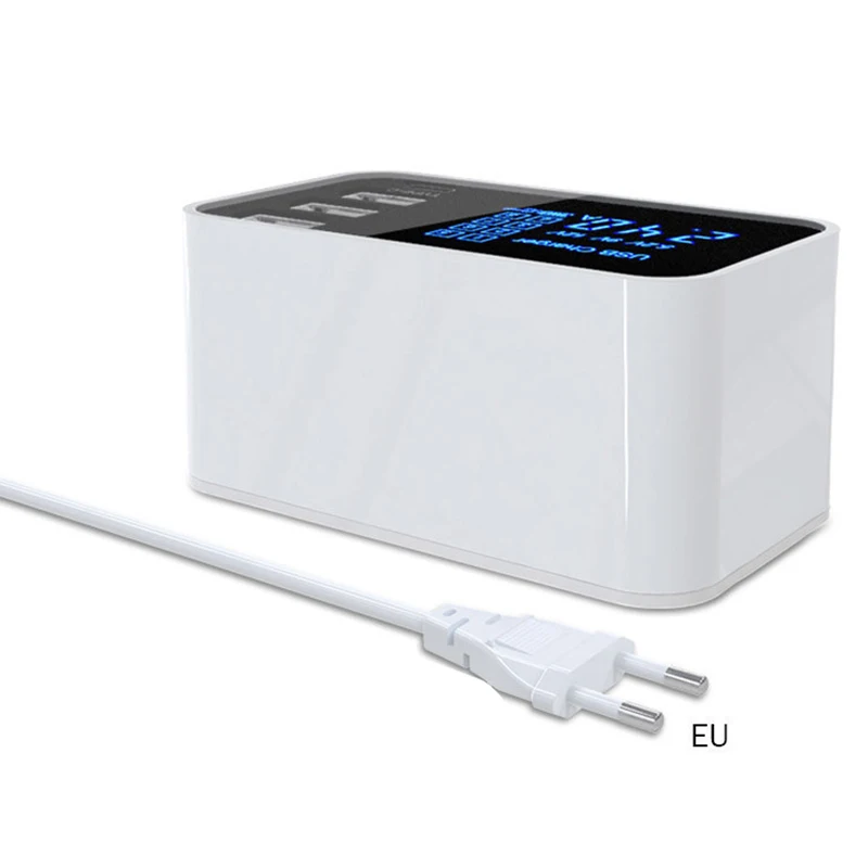 Светодиодный дисплей 3 порта Usb зарядное устройство с тип-c для samsung Iphone Ipad Быстрый планшет 5 V/4A зарядный адаптер телефон Универсальный(ЕС штекер