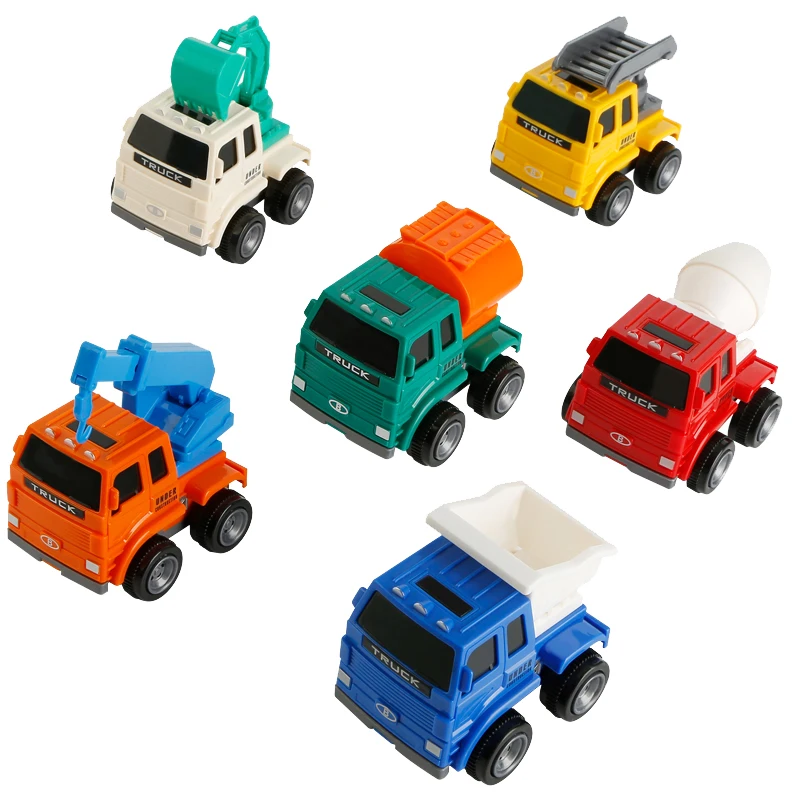 

Dump Truck Inertia Car Set Engineering Vehicle Kids Games Fall Resistant Toy Car Excavator Display Jouet Garcon Models DG50TC