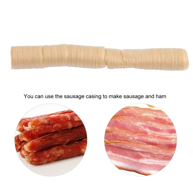 18mm Dry Collagen Sausage Casing Tube Meat Sausages For Maker | Дом и сад