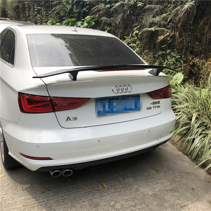 Спойлер для Audi A3 2011 2016 спойлер Автомобильный задний из материала TF и ABS заднее