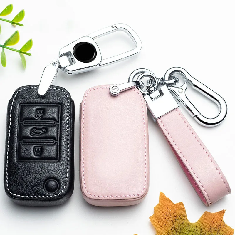 Чехол для ключа автомобиля из натуральной кожи Roewe RX5 i6 ERX5 i5 RX8 RX3 MG6 MG ZS EV EZS HS EHS 3