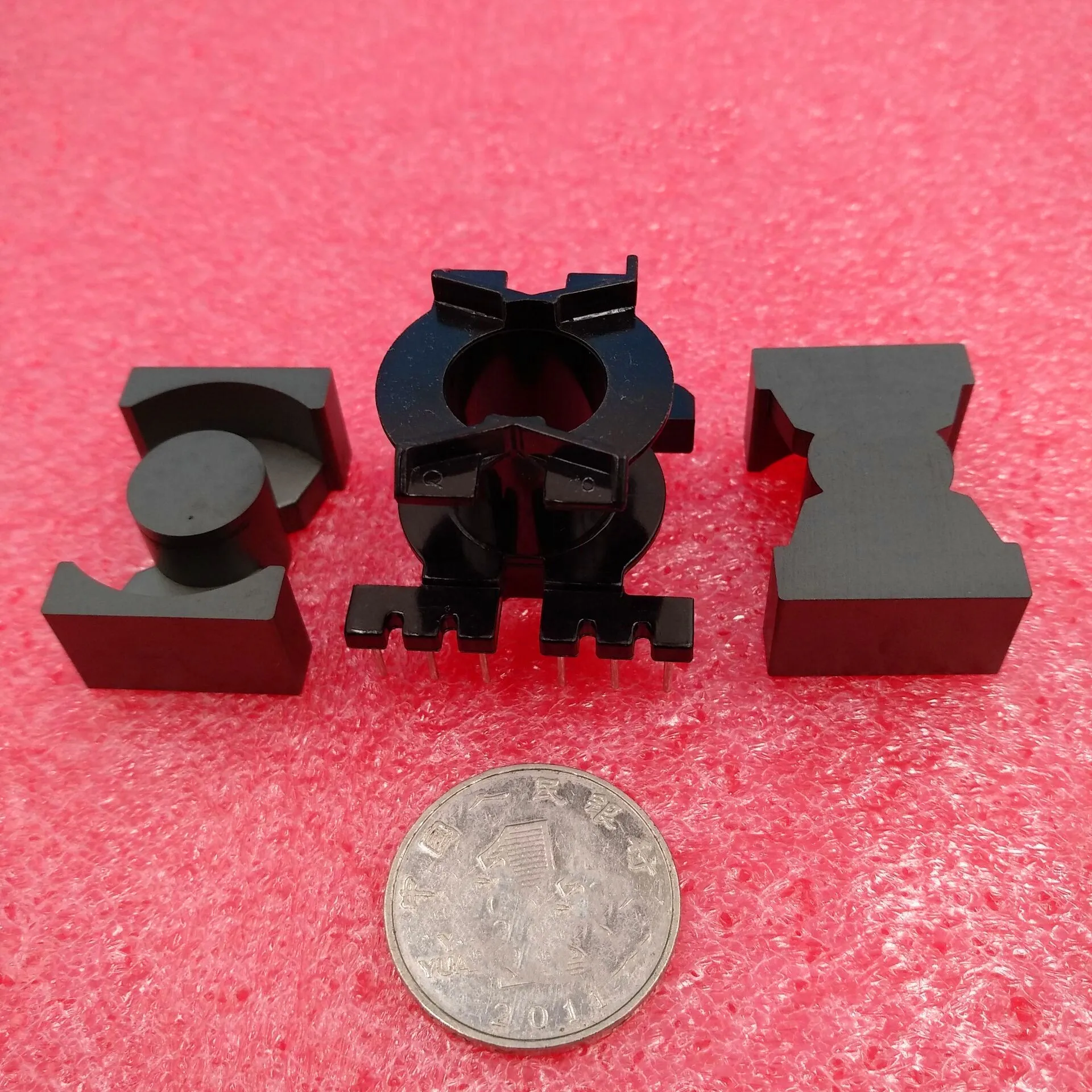 Высокочастотный трансформатор PQ3225 магнитный сердечник вертикальный 6 +