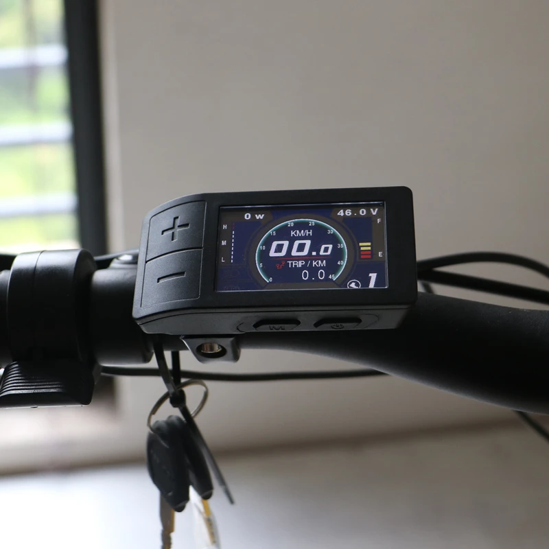 Новый цветной дисплей TFT ЖК 500C для двигателя Bafang 8fun Mid Drive|Аксессуары