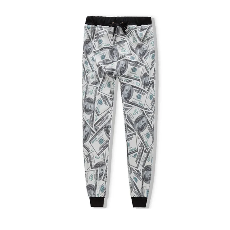 Брюки мужские/женские спортивные забавные джоггеры с 3D-принтом американских