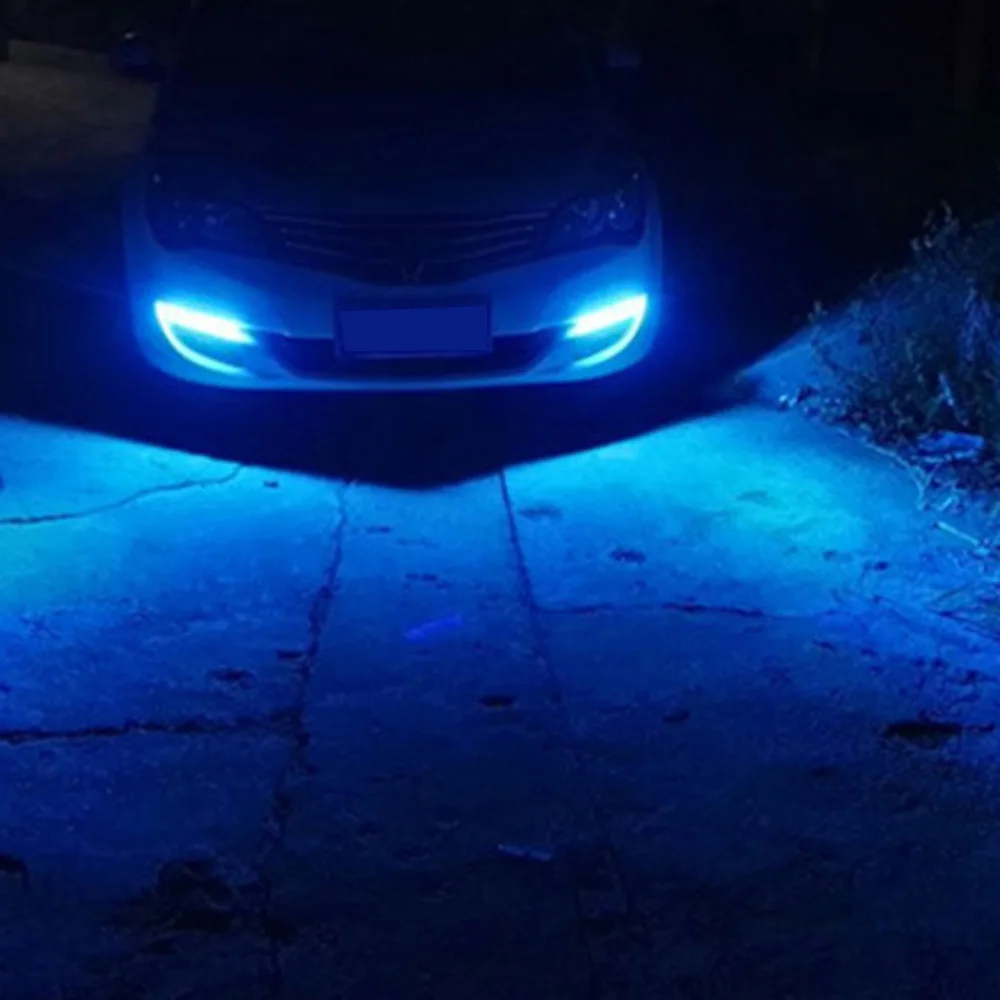 12V COB DRL вождения автомобиля туман светильник детей от 6 до 14 лет Светодиодный