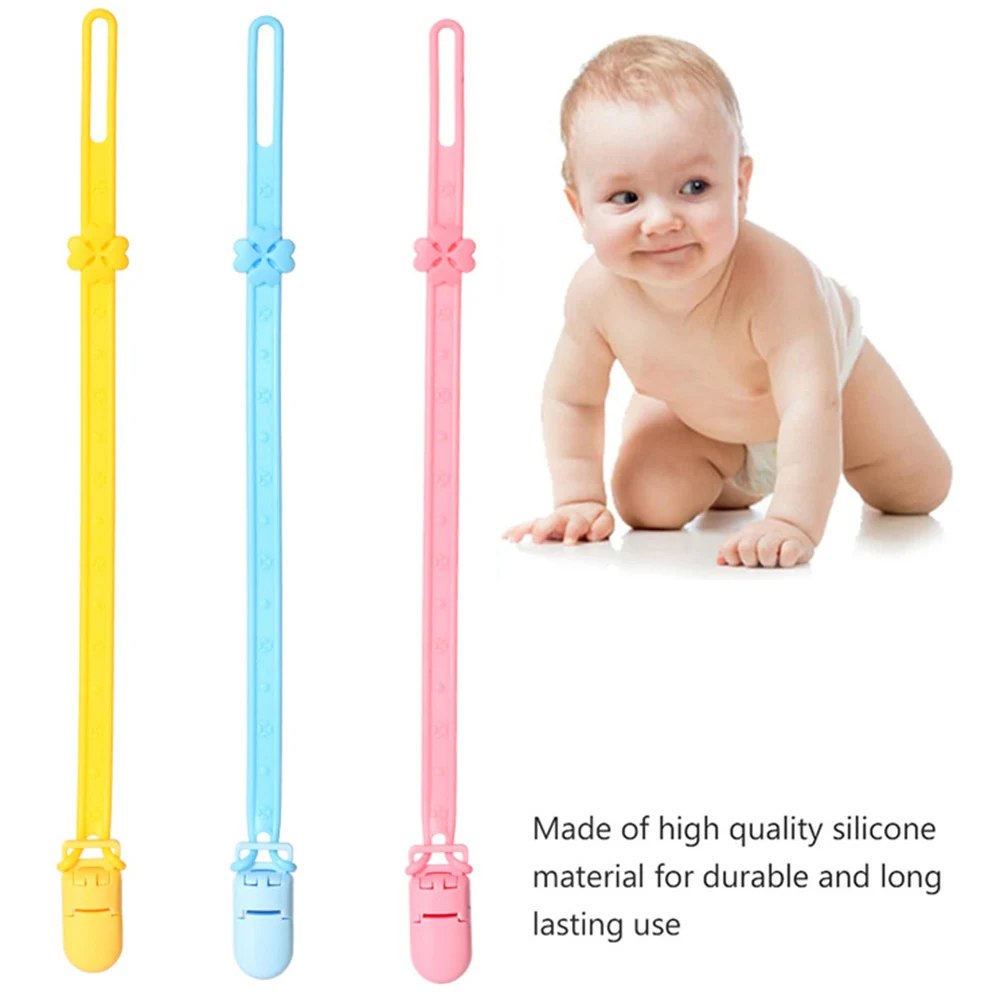 

Baby Care Silicone Pacifier Chain Clip Pacifier Hanging Rope Strap Anti Dropping Chain Baby Pacifier Clip Pacifier Clips