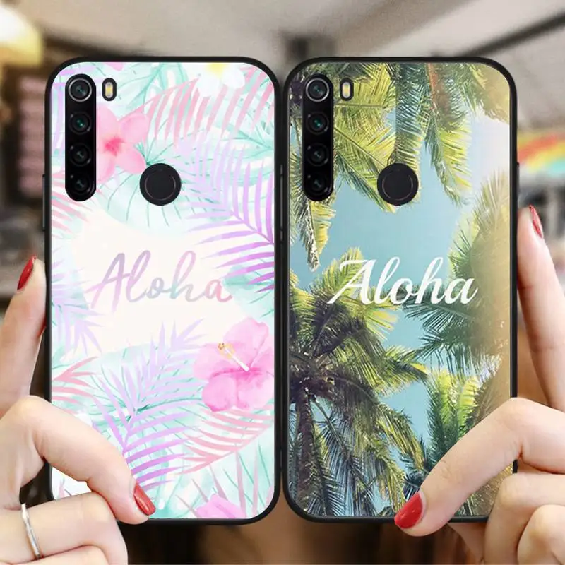 

Aloha Summe In Holiday Phone Case For Xiaomi Redmi Note8T 10 9 Pro K30 Redmi8 9 9A 6 7 8 5Plus
