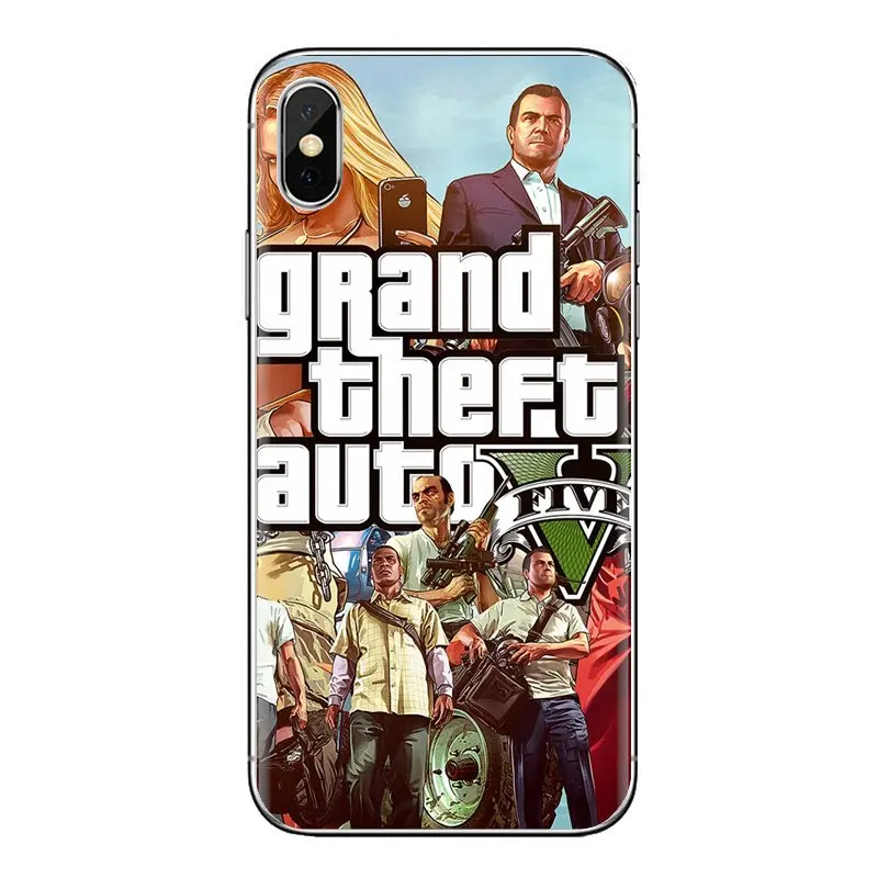 Мягкие прозрачные чехлы Grand Theft Auto V GTA 5 для Samsung Galaxy A3 A5 A7 A9 A8 Star A6 Plus 2018 2015 2016 2017 |